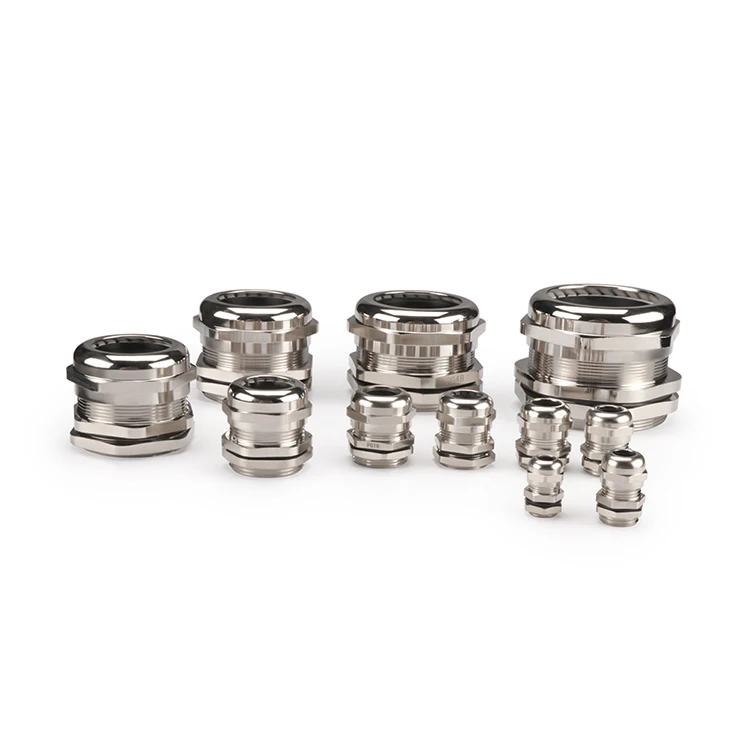 Brass cable glands IP68 sealed cable fixing head M12 cable waterproof glands