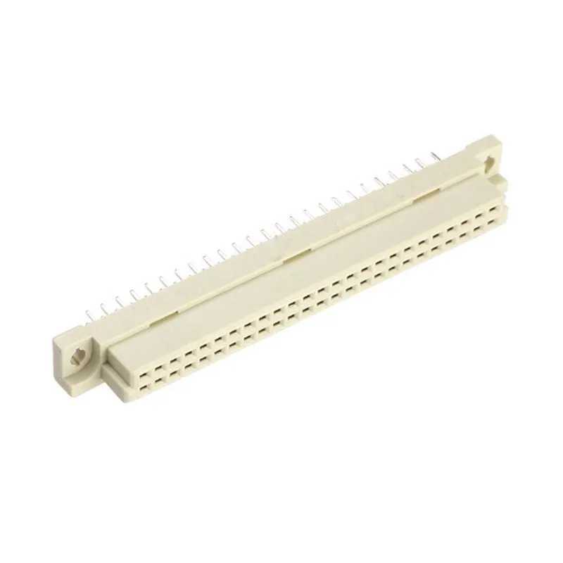 2.54mm pitch pcb connector two rows 50pin male female eurocard connector vertical pin 90 degree pin