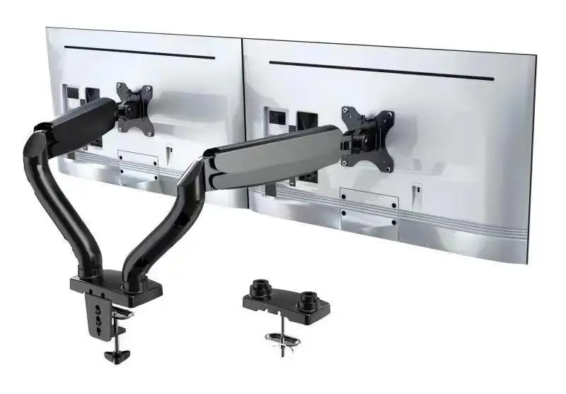 Dual Monitor Stand for 13 to 27 inch Screen ,Ergonomic  Fully Adjustable Monitor Stand for 2 Monitors