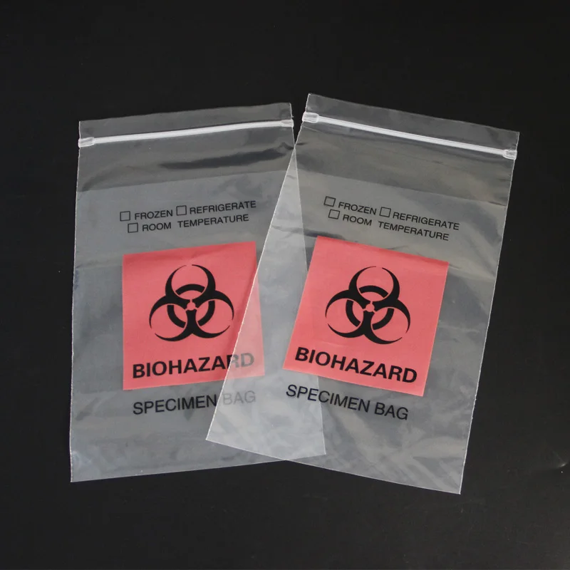 Customized Ziplock Medical Specimen Bag for Secure Biochemical and Pathology Sample Transport in Lab and Hospitals