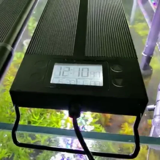  Водонепроницаемый Таймер автоматического включения и выключения IP68 30-36 дюймов программируемый светодиодный аквариумный светильник полного спектра с таймером 45