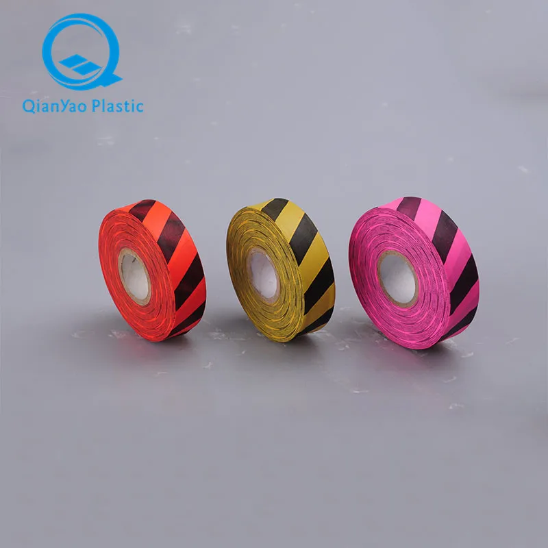 Promotional Hot Selling Bright Color Flagging Tape Roll