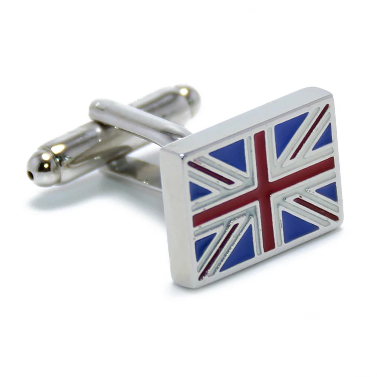Сувениры с китайским греческим, итальянским, канадским, английским флагом, мужские запонки для рубашки, модные металлические запонки для свадьбы, вечеринки, встречи на заказ