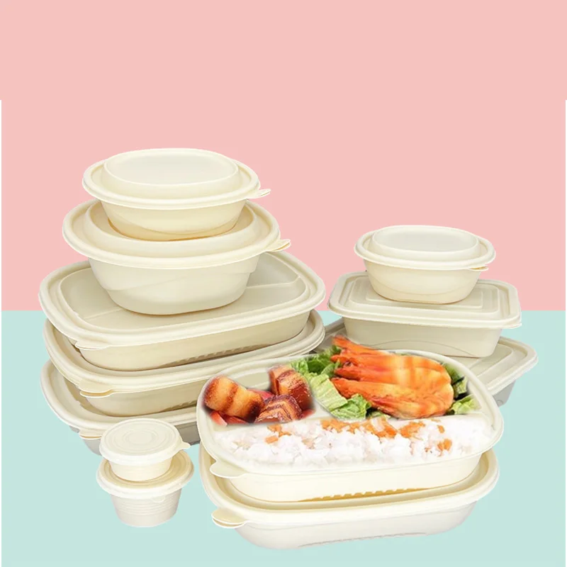 GX Disposable food bag coffee cup disposable plates degradable food waste disposer bag tableware for BBQ party 15