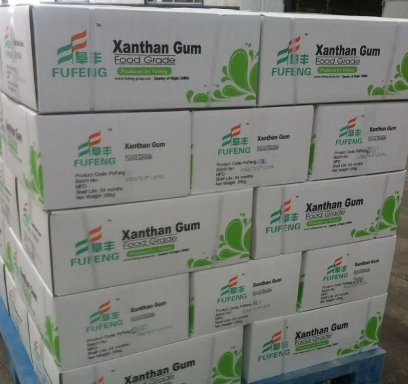  Китайская ксантановая резинка для пищевых продуктов промышленного класса Fufeng Xanthan Gum 80/200 сетка