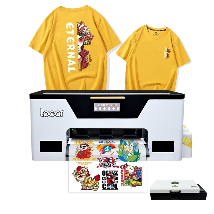 EPS0N XP600 head cheap T-shirts DTF printer A3/A4 pet film DTF printer with oven