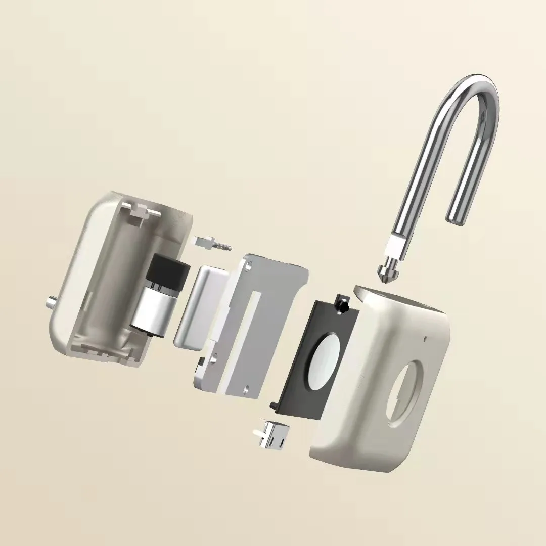 
smart lock hot sell waterproof biometric finger print pad locks 