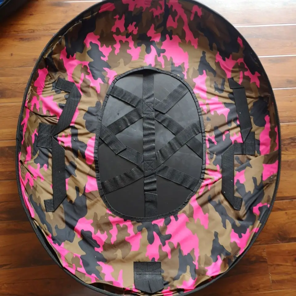 Hard Bottom Sled Snow Tube Ski Tube With Nylon Cover