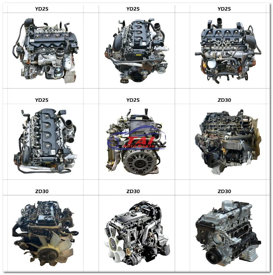 Used Japanese Car Engines Complete Engine 4BD1T  For Isuzu Excavator