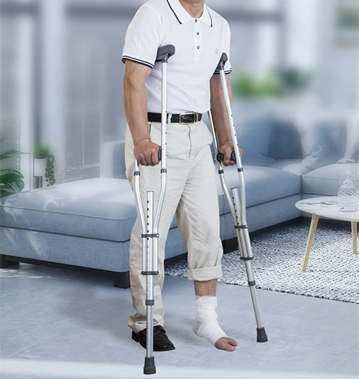 UZLQ-020004 Rehabilitation Therapy Supplies Healthcare Walking Stick Armpit Crutches for Disabled