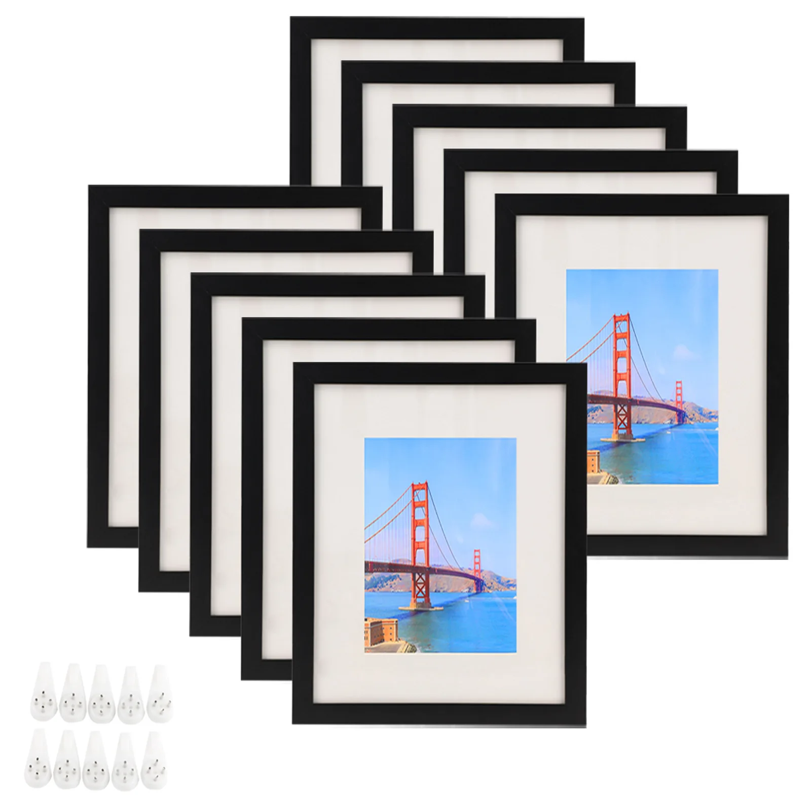 Hot-selling High quality  5*7 6*8 8*10 inch Custom size PVC frame for pictures