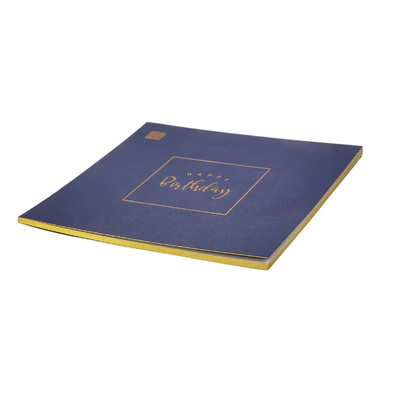 High Quality Luxury Custom Magazine Printing Booklet Brochure Printing With Side Hot Stamping Printing