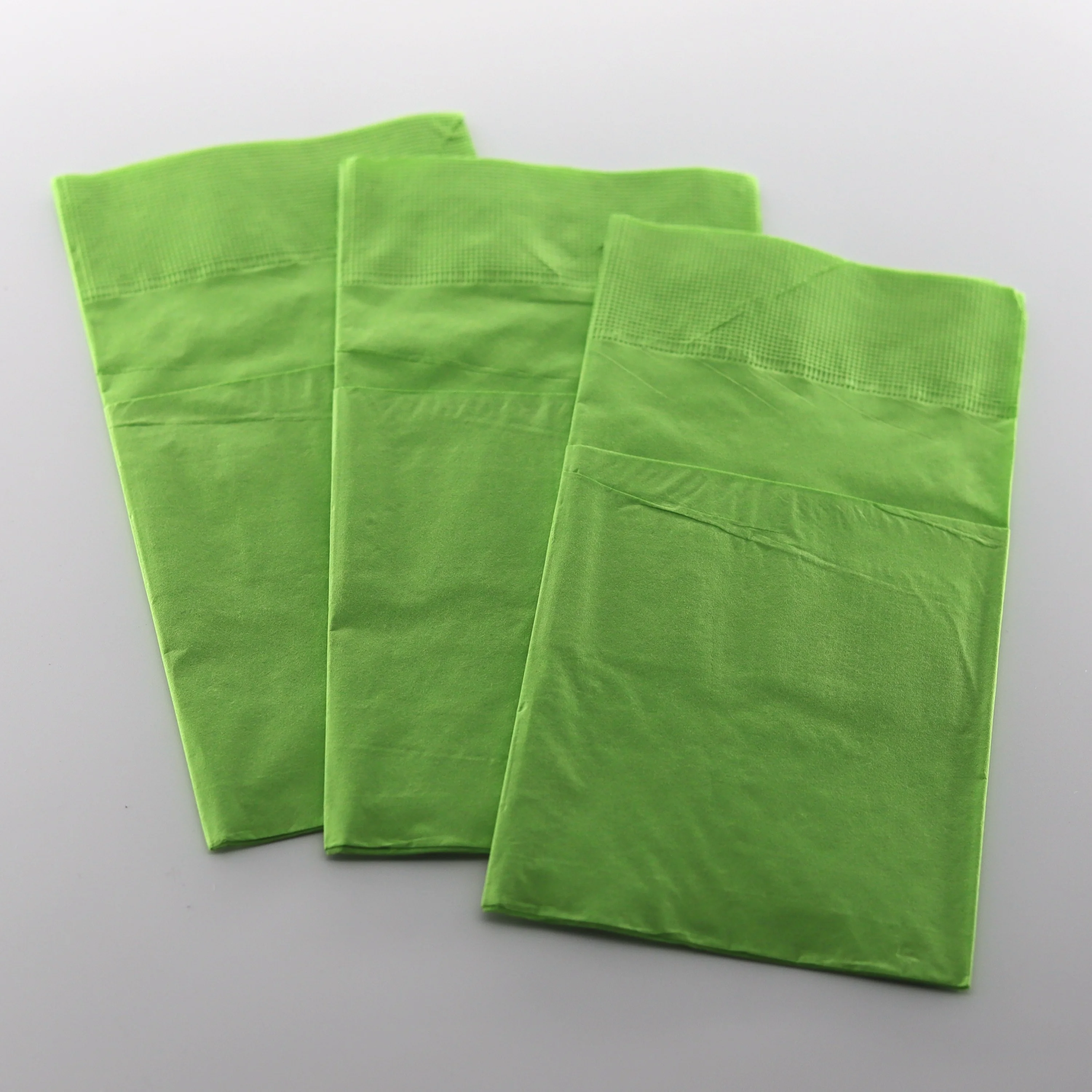 2ply 42x40 cm Premium Quality Luxury Paper Napkins 1/8 Fold For Hotel Restaurant Cutlery pocket paper Napkins natural wood pulp