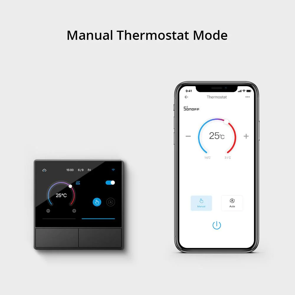 Sonoff Wifi Wireless Thermostat Smart Scene Display Switch Sonoff NSPanel with APP Remote Function
