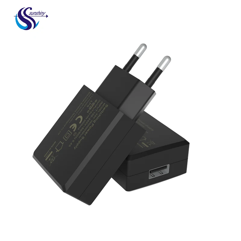 Небольшой корпус с сертификатом CE, настенное зарядное устройство usb с 1 портом, вилка стандарта Великобритании, 5 В, 1 А, 2 А