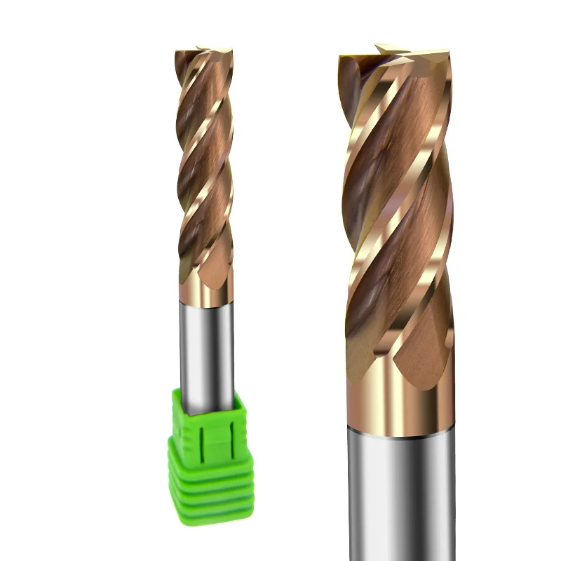 HRC65 tungsten steel milling cutter Hard alloy flat knife processing center standing milling cutter