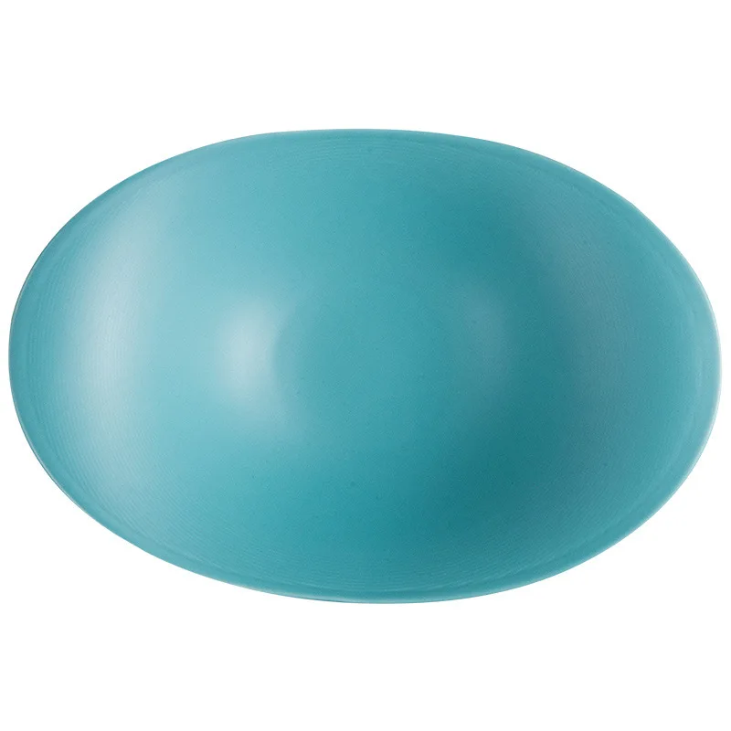 
Drop shipping Creative matte glaze ceramic fruit bowl Nordic solid color frosted bowl salad fruit sashimi Dim sum bowl 