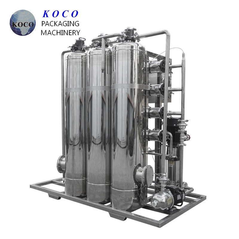 KOCO 1T Direct Drinking Water Purifier Reverse Osmosis 1000 GPD Demineralized Water Plant