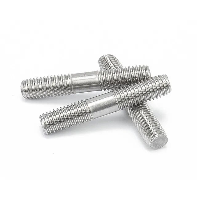 304316 stainless steel double head screw, threaded rod Stud bolt