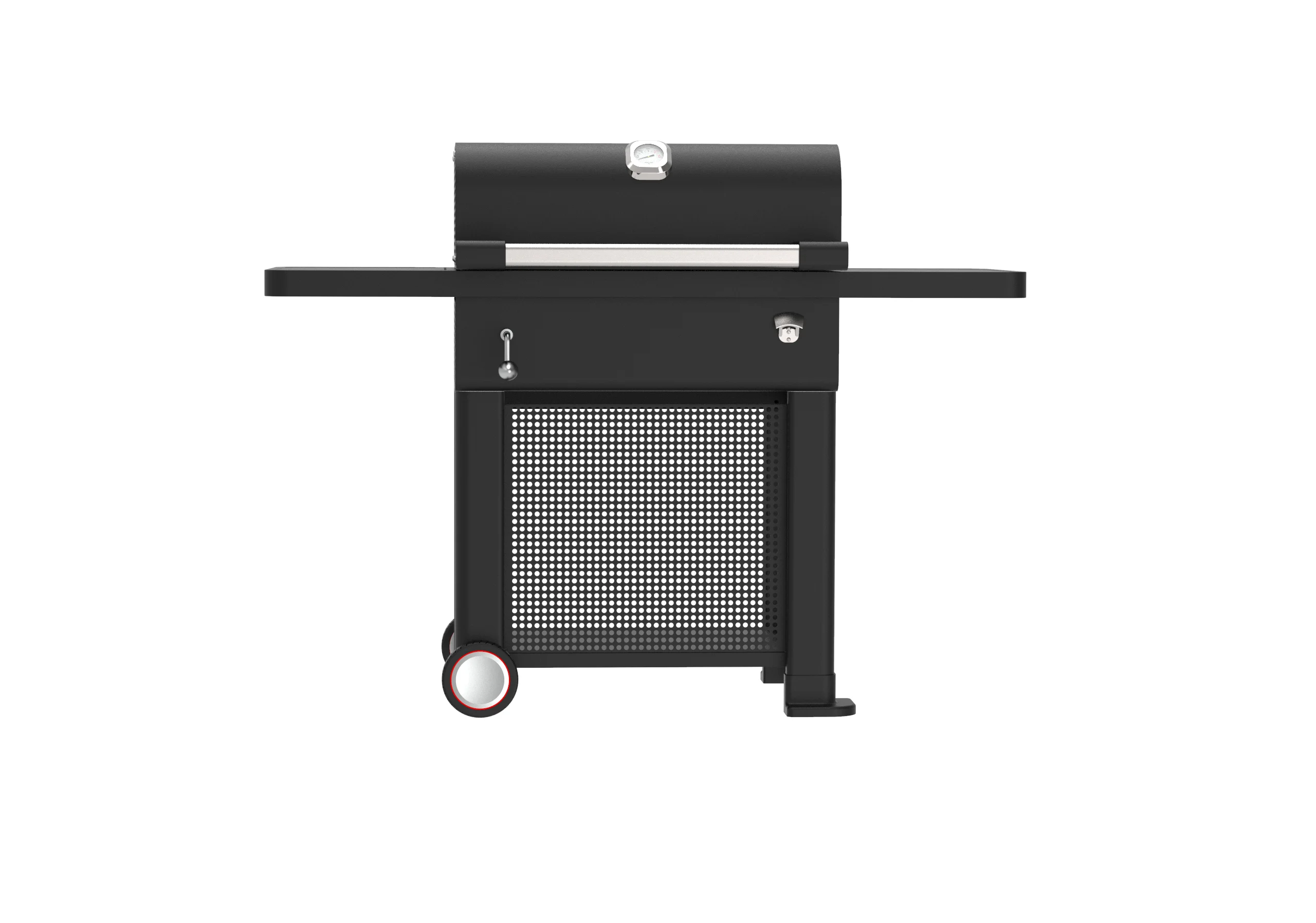 Outdoor Kitchen Cooking Charcoal Gas 3 Burners Smoker Grill Machine large gas bbq grills barbecue