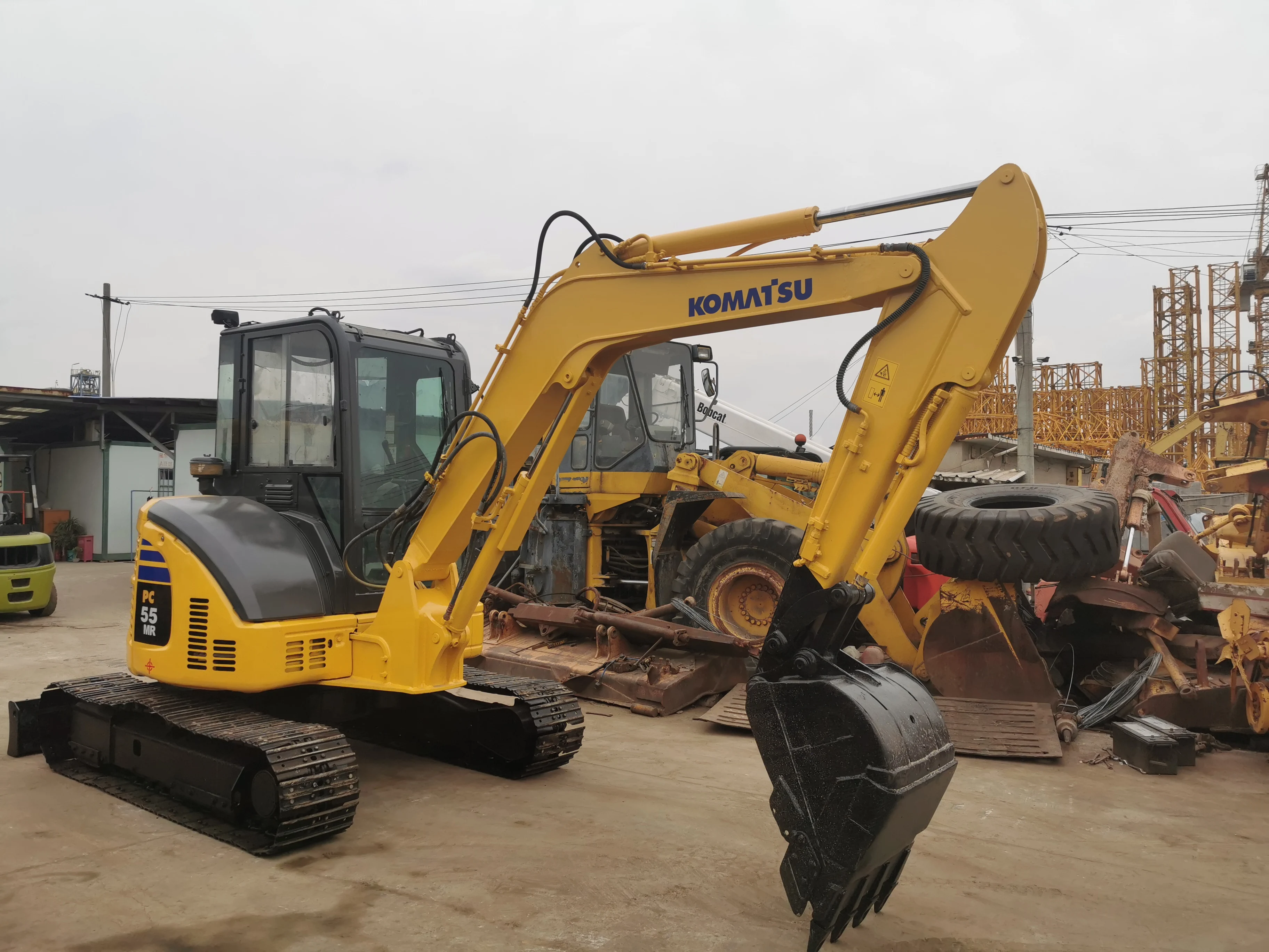 Used Komatsu PC55 PC56 Excavator 5 Ton Mini Excavator For Sale