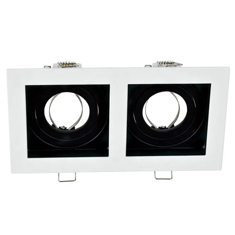 Zhongshan factory GU10 MR16 Fixtures Halogen LED Spot light Trims Aluminum Spotlight Housing Frame