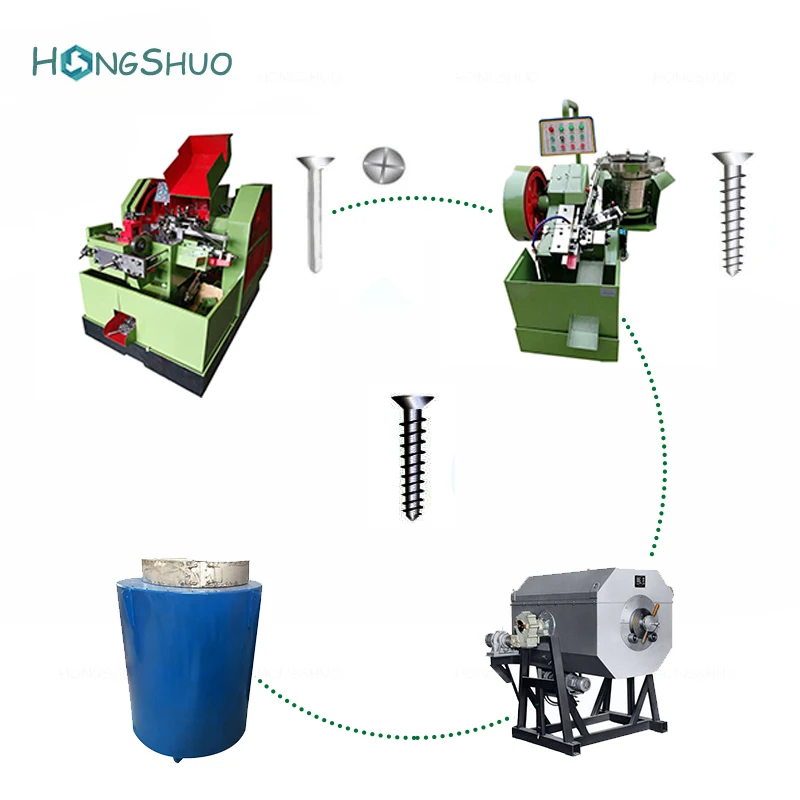New Generation High Speed Low Noise  Automatic Screw Making Machine Thread Rolling Machine