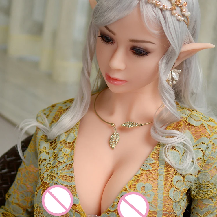 
Haromis 165 cm 5 ft 4.9 in New Tpe Lovely Naked Silicone Sex Doll Anime Elves Ears Silicone Elf Ears Sex Doll For Men 
