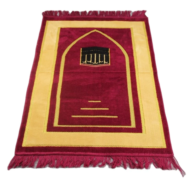 2022 New design muslim pray mat top selling portable prayer rug