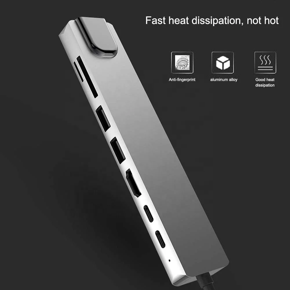8 в 1 док-станция для ноутбука с USB 3 типа