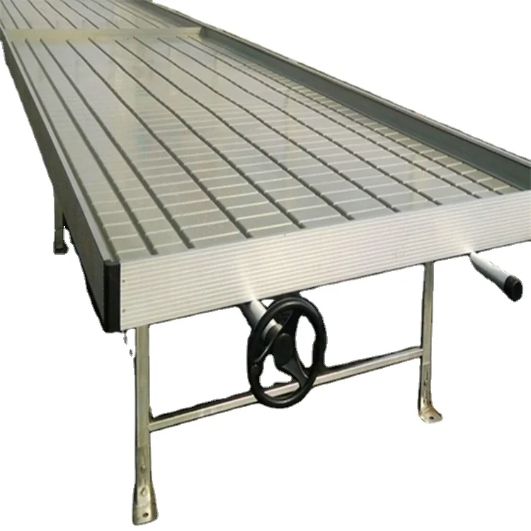 Greenhouse use ebb and flow rolling bench flood Seedbed for growing system