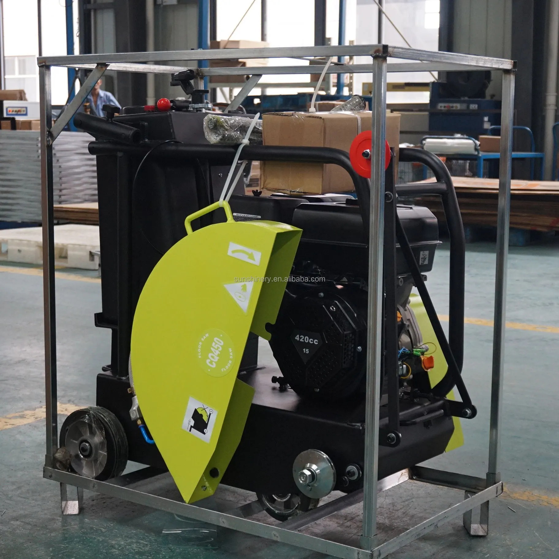 CE Concrete cutter Machine 450 Floor saw New Concrete or asphalt Tool Gasoline Power Engine Construction machine