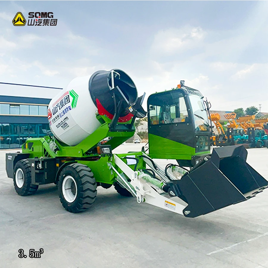 Chinese Factory 2.6m3 3.5m3 4m3 New Mobile Self Loading Concrete Mixer Truck