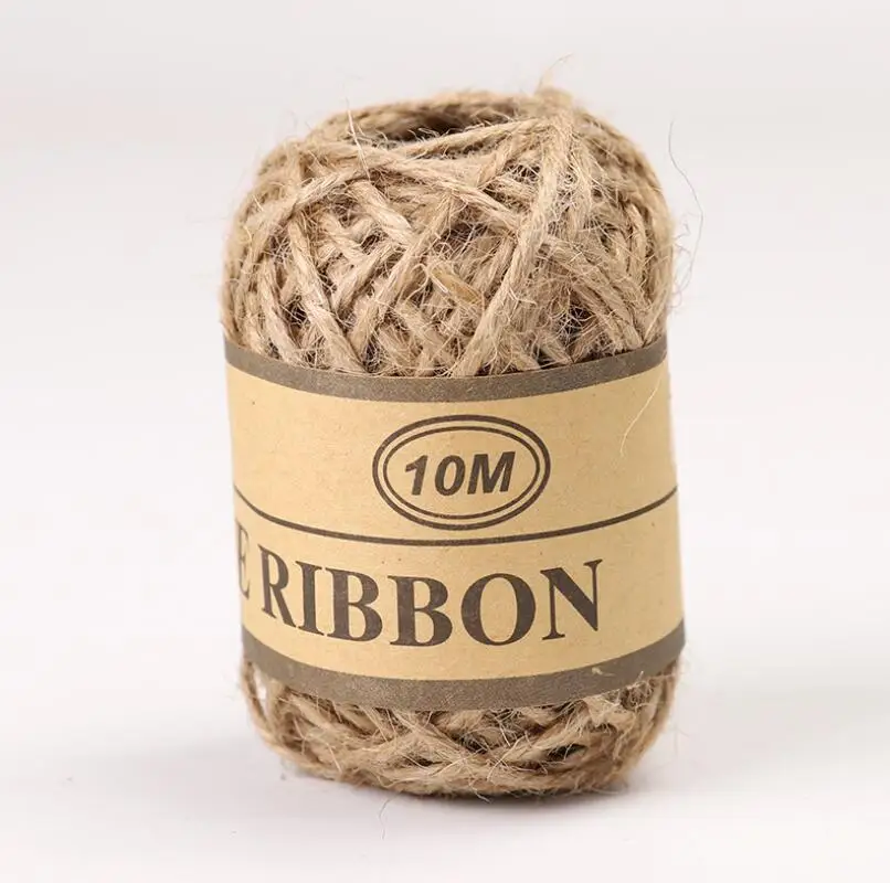 1.5mm Natural Hemp Rope Gift Packing Wedding Decoration Jute Twine Cord String