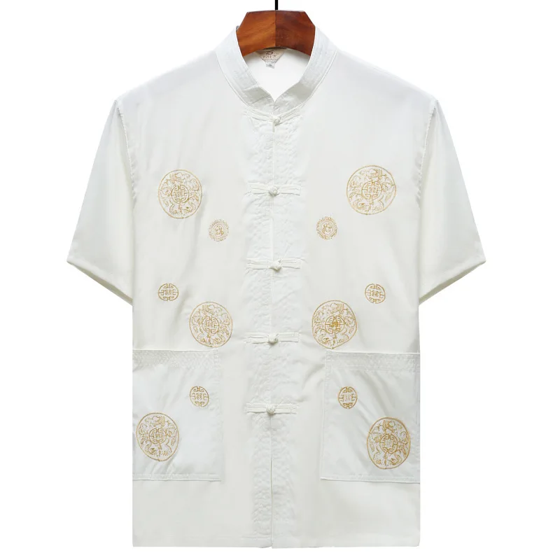 Wholesale chinese dragon traditional clothing retro national men tang suit  Kung Fu Costume