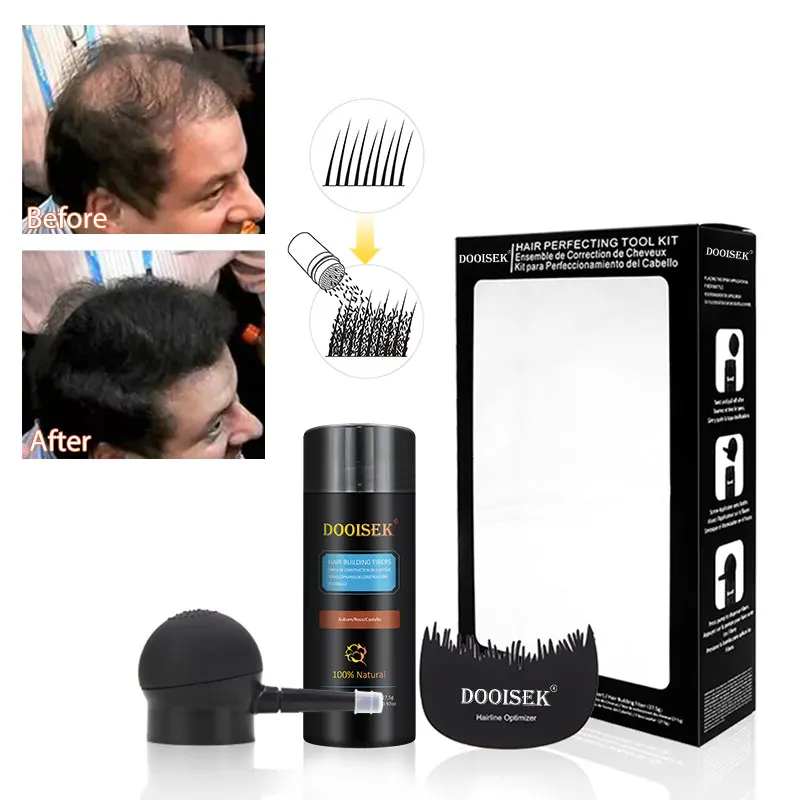 Water Proof Hair Fiber Super Bunee  100g Hair Thickening Fibers Temperature hair fiber refill bag