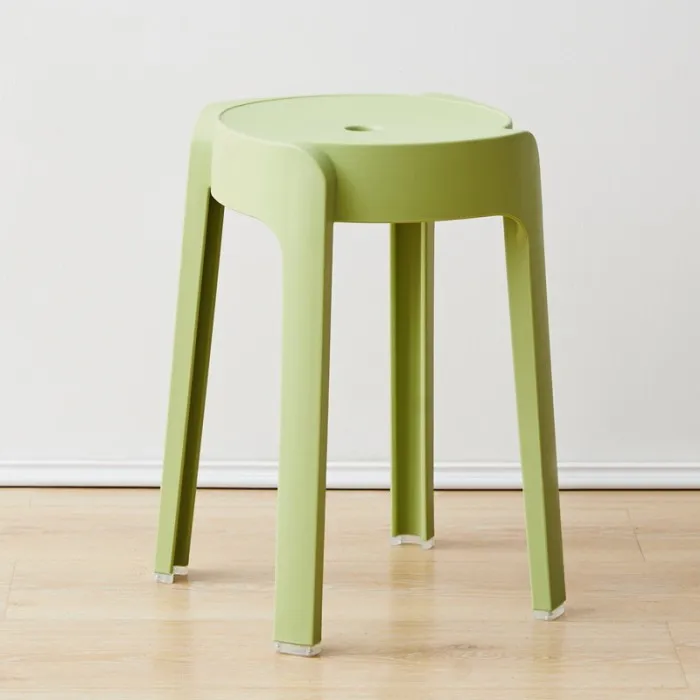 Modern simple plastic color chairs can be stacked in the Office wedding living room and dining room