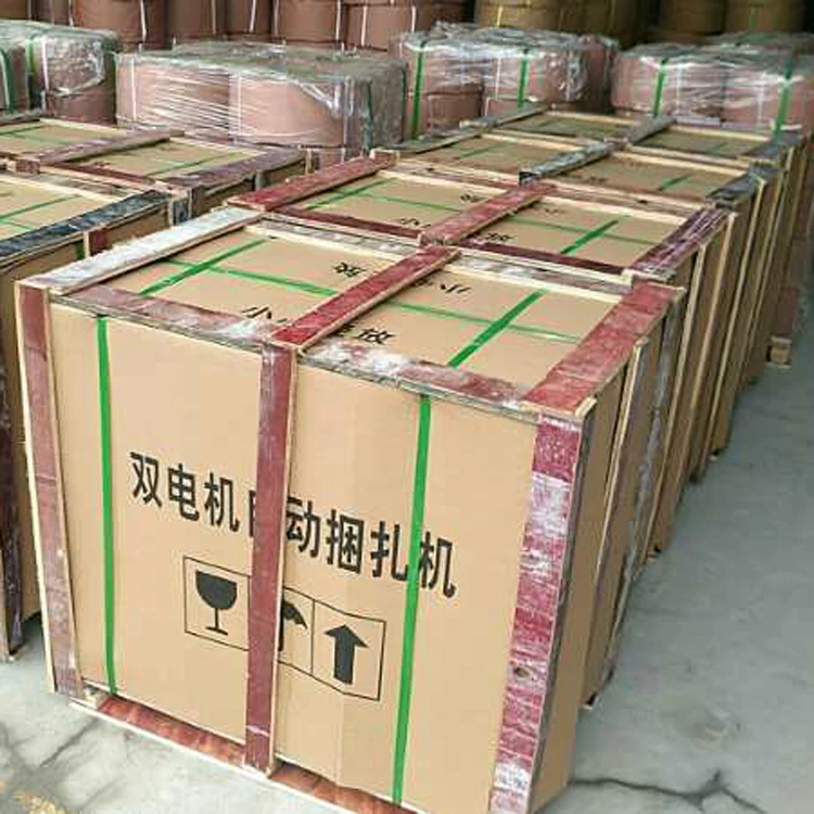 Middle size table height semi automatic PP bundle strapping packing machine