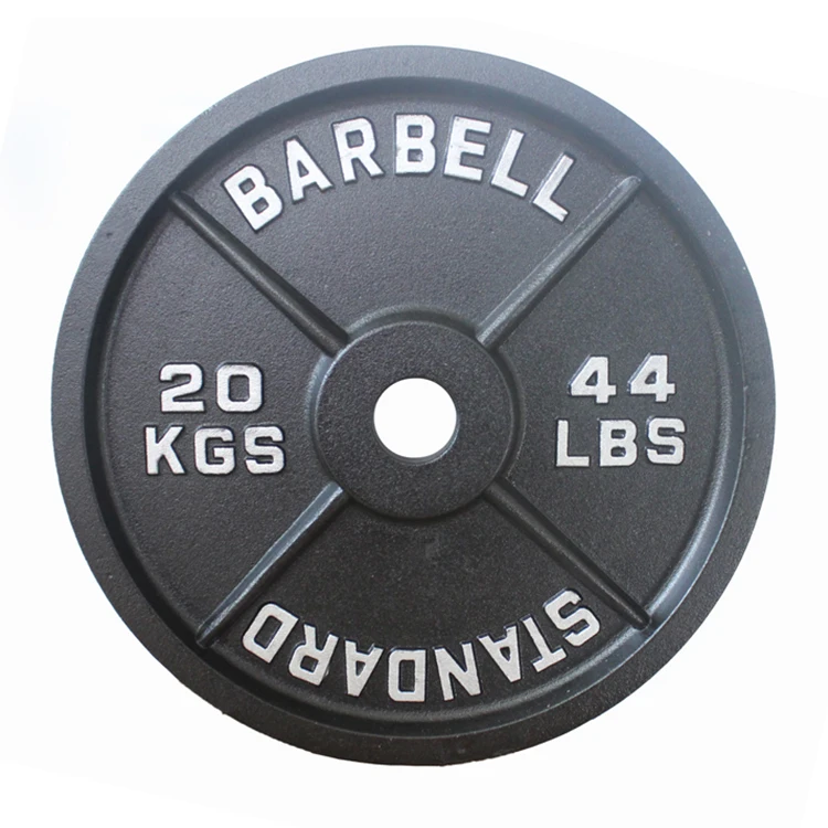 Gym Equipment Free Weights Standard Cast Iron Weight Plates for Strength Training