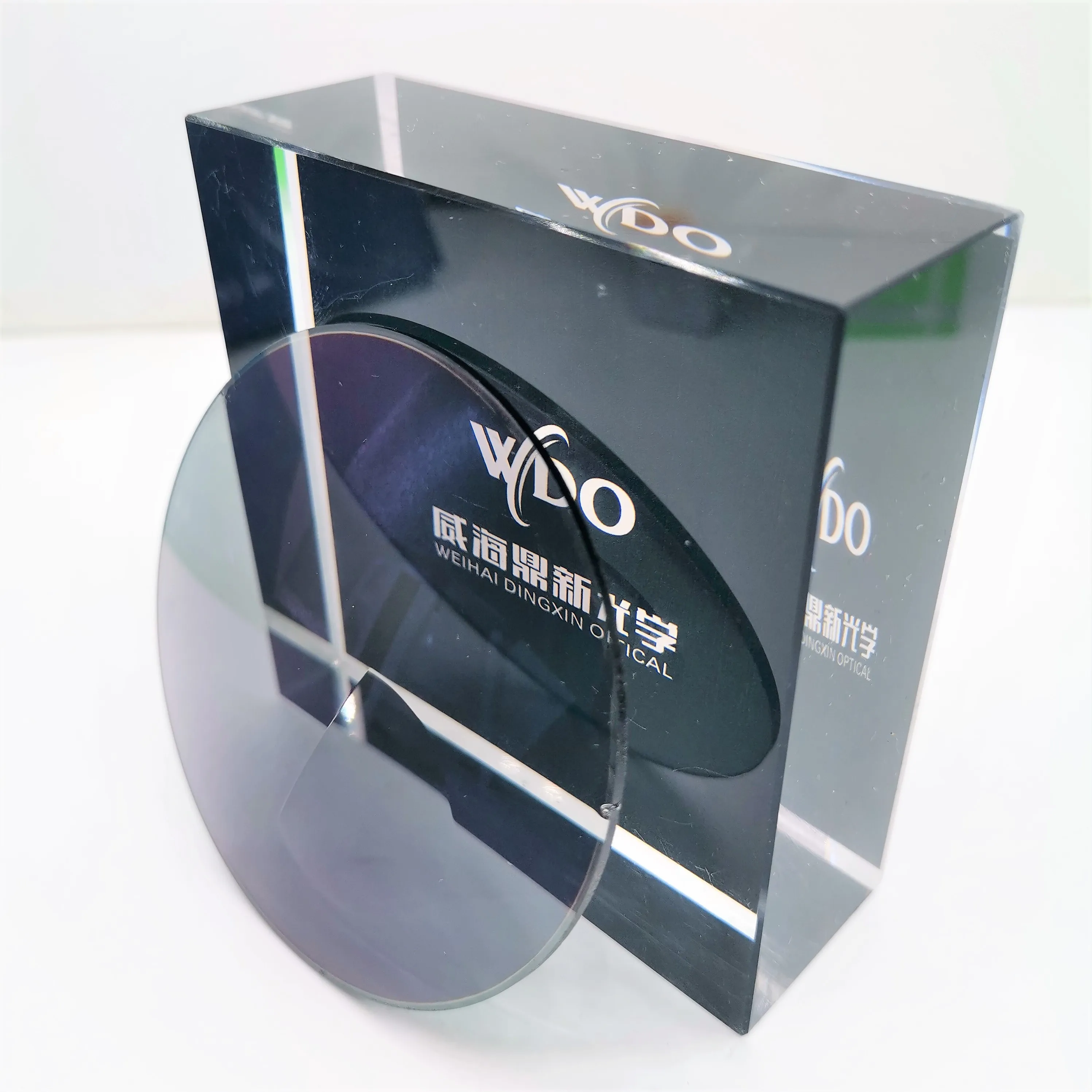 WDO 1 56 плоские оптические линзы HMC бифокальные фотохромные анти-blu светлые стеклянные