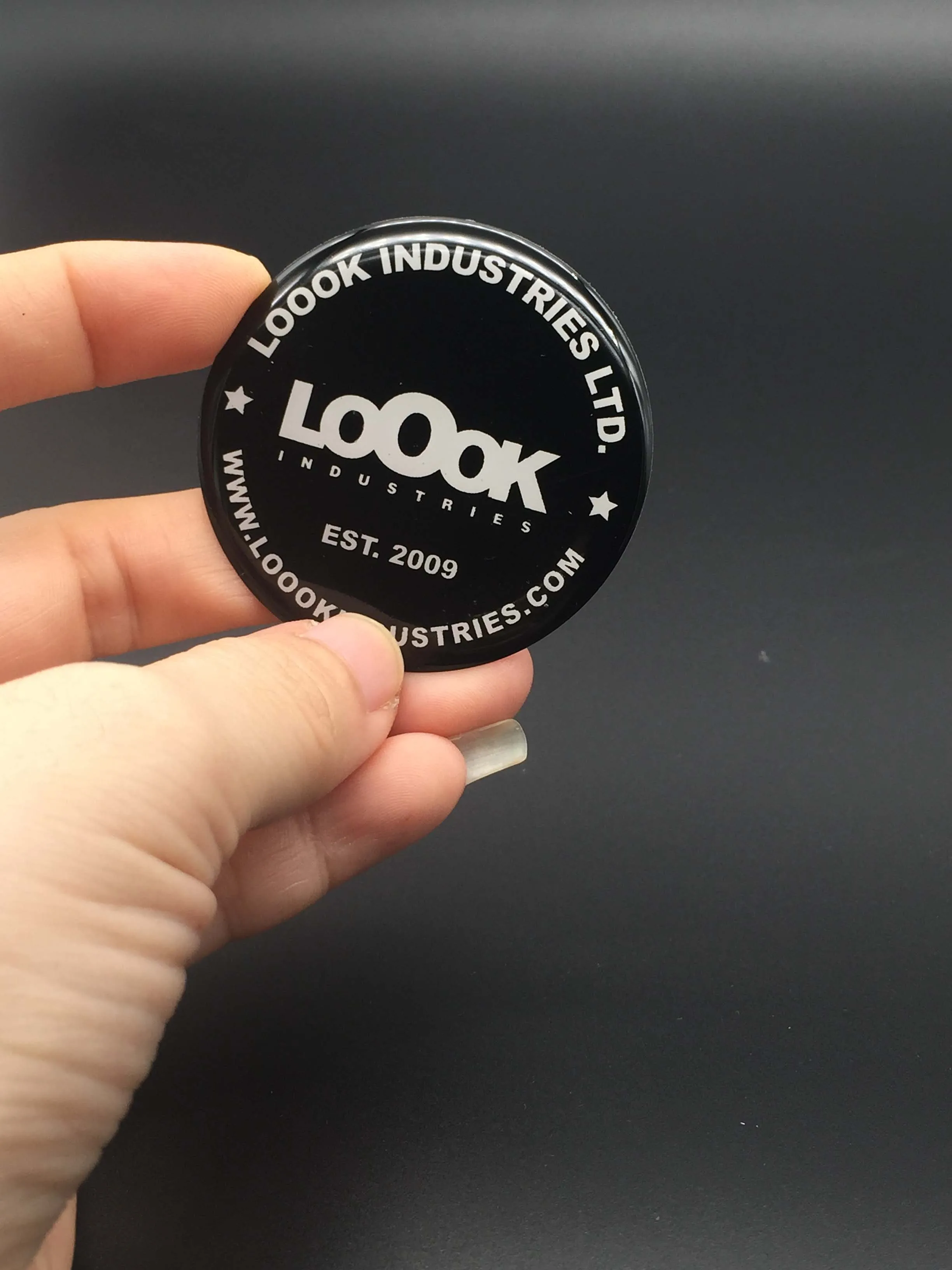 Fashion Label Design Removable Clear Domed  Epoxy Sticker Label