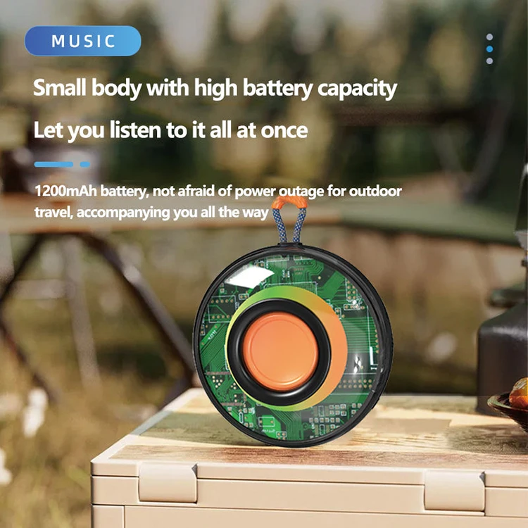 Home Camping Guangdong HiFi BT Rechargeable Professional Outdoor Wireless Active Mini Portable Car Gaming Speaker