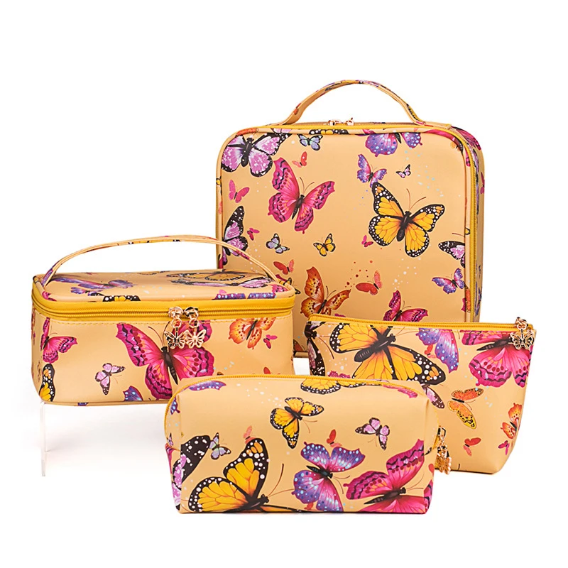 
PCB0005 full color butterfly pattern cosmetic makeup case 