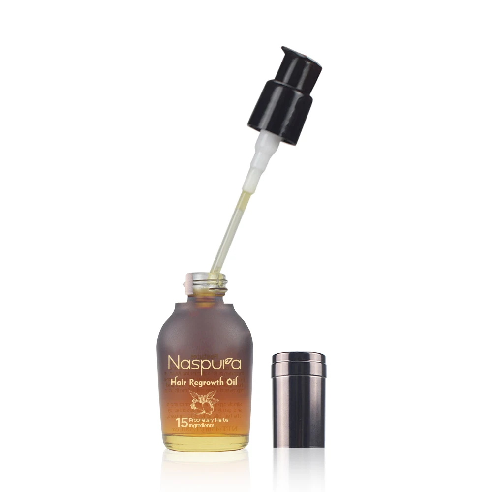 Private label anti-hair loss treatment hair growth oil with ginger extract