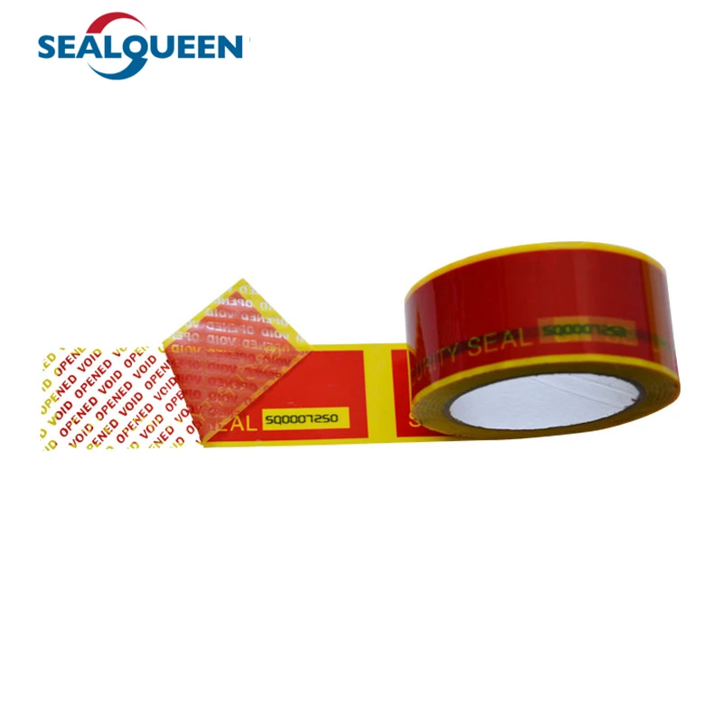 Strong Adhesive Security Void Tape Warranty Void If Removed Label Security Packaging Sealing Sticker Box Tapes