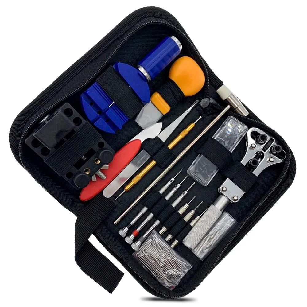 
2019 Professional 147 pcs watch repair tool kit watchmaker watch opener remover spring bar tool 