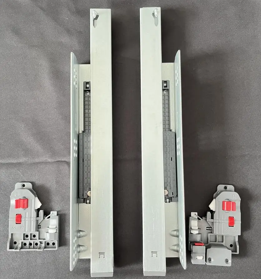 Selling American Three-section Hidden Rail Soft Closing Drawer Slide Rail Soft Closing Kitchen Undermount Drawer Slide