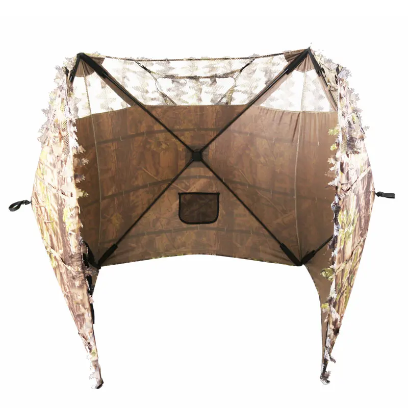 pop up snow camouflage hunting ground blind tent for ground hunting
