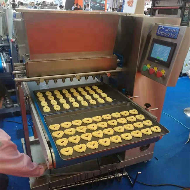 Type600 Banana biscuit fortune hard cookies chips making forming snack machine electric cookie depositor