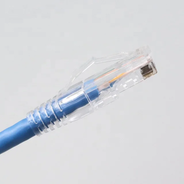 Clear Color Transparent PC Plastic RJ45 Connector boot head cover For RJ45 Cat6 Cat5 8p8c modular plug